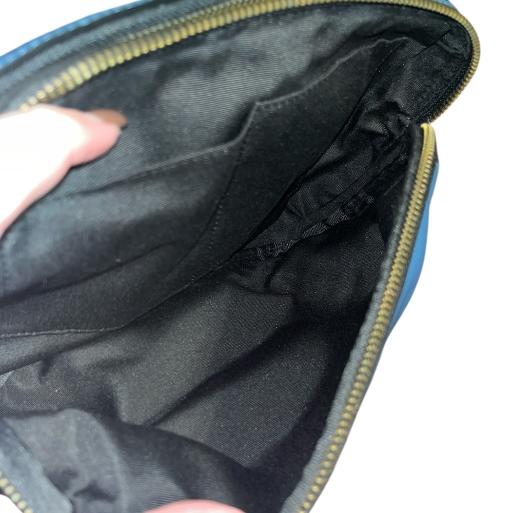 Coach Two-Tone Leather Belt Bag in Blue and Black - Picture 8 of 10
